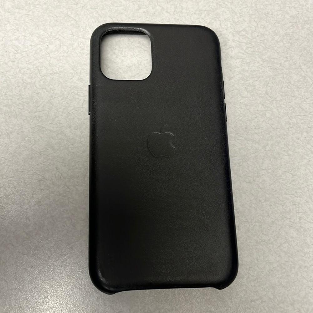 Apple iPhone 11 Pro Leather Case Black